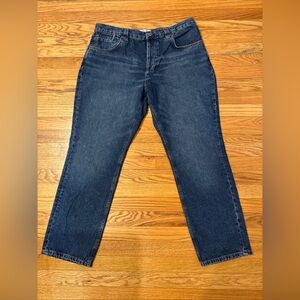 Free People We The Free Women’s Curvy Straight Leg Button Fly Jeans Size  33